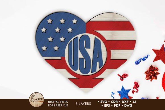 Celebrate with Creative Independence Day Wall Multilayer Decor