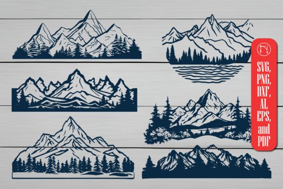 Cricut Mountains Laser Cut SVG Bundle: Your Creative Toolkit