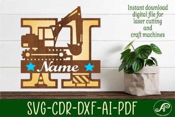 Digger Capital Monogram Letter H SVG