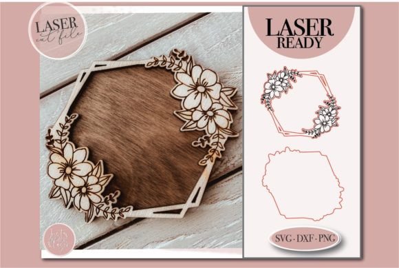 Hexagon Frame SVG: Geometric Elegance for Modern Crafts