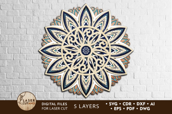 Transform Your Space with MANDALA Files for Cricut and Laser Cut